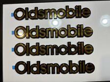 New Gold Plated Rear Emblem Name Plate Oldsmobile Logo 10