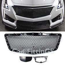 2014-2019 Cadillac CTS 4Dr B Style Unpainted Front Bumper Hood Grille Grill OEM picture