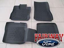 17 thru 20 Lincoln Continental OEM Ford Tray Style Molded Floor Mat Set 4-pc NEW picture