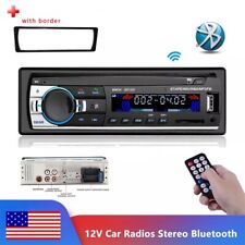 Car Bluetooth Stereo Radio FM In Dash Handsfree TF/USB AUX 12V Head Unit 1 DIN picture