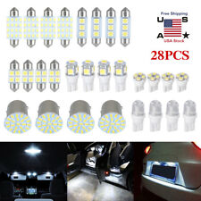 28pcs LED Interior Lights Bulbs Kit Car Trunk Dome License Plate Lamps 6000K Set picture