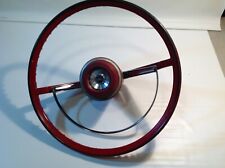 1967 Ford Fairlane Galaxie Steering Wheel  & Horn Ring with Pad Vintage Original picture