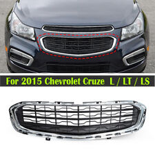 For 2015 Chevrolet Chevy Cruze Black Front Lower Grille Assembly Chrome Molding picture