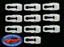 68-76 Ford Lincoln Mercury Body Side Belt Molding Moulding Trim Clips 10p TI picture