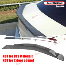 For Cadillac CTS 2008-2013 Sedan 4 Door 1pcs Rear Trunk Spoiler Lip Gloss Black picture