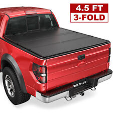 4.5FT/4.6FT Tri-Fold Hard Solid Bed Tonneau Cover For 2022-2024 Ford Maverick picture