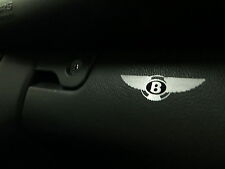 2pcs Dashboard Badge decal sticker BENTLEY *LOGO* (black label) picture