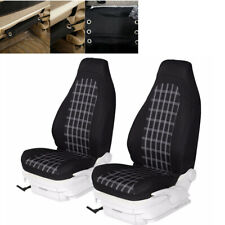 2PC Front Car Seat Covers Protector Fit for High-Back Bucket Seats Accessories picture
