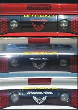  TAIL LIGHT FILLER PANEL DECALS  FITS PONTIAC TRANS AM 93-02  picture