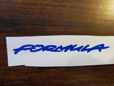 Pontiac Firebird Formula badge vinyl sticker picture