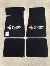 1985-87 Buick Grand National Floor Mat Set Turbo 6 In Red and Yellow picture