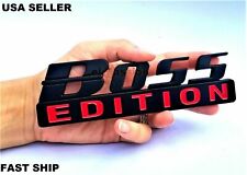 The BOSS EDITION Black Fit All Cars Truck Symbol Badge Auto Front Plaque EMBLEM  picture