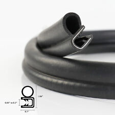 Reduce Noise During High-Speed Driving Rubber Seal Edge Trim Weather Strip 144'' picture