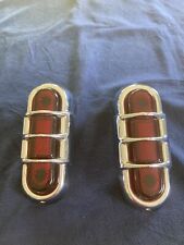 1949 Studebaker Commander TailLight Bezels With Lenses picture