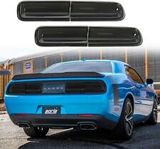 Smoked Tail Light Guards Covers Exterior Accessories for Dodge Challenger 15-21 picture