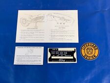 1957 Ford Thunderbird RESTORATION Decals JACK SERIAL PLATE HEATER TRUNK ETC picture