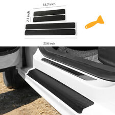 Car Accessories Carbon Fiber Stickers Door Sill Protector for SUV Sedan Parts LW picture