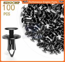 100 Piece 8mm Bumper Clips Auto Car Hole Plastic Rivets Fastener Fender Push Pin picture