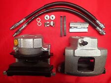 Ford Granada front brake calipers pads & hardware also includes rubber hoses picture