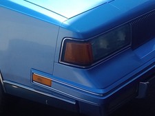 81-87 Oldsmobile Cutlass  Bumper Cover Molding Trim Chrome Full Set. Lowrider  picture