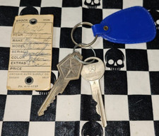 Vintage 1978 Chrysler Plymouth Valiant Green Car 4 Door Keys Ignition Trunk picture