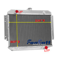 CC889 2-Row Radiator Fit 1971-1979 Dodge D100 D150 D200 W100 W200 V8 5.2L 5.9L picture