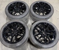 20” Factory OEM Dodge Charger DAYTONA EV GLOSS BLACK Wheels Rims Tires picture
