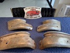 1949 1950 Chevy Car Wrap Around Bumper Guards Set Chevrolet Fleetline GM 49 50  picture