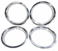 1966–1970 Oldsmobile Toronado Wheel Trim Beauty Ring + 1967–1969 El Dorado Set 4 picture