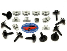 07-14 GM Truck Front Fender Wheel Well Liner Splash Shield Screws & Nuts 20pc UN picture