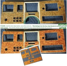 1975-1980 Mercury Monarch Dash Panel, Vinyl Restoration Decal Kit, Light Version picture