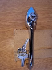FORD CORTINA  MK1 CHROME OUTER  DOOR HANDLE WITH KEYS LOTUS GT SUPER SCIMITAR picture