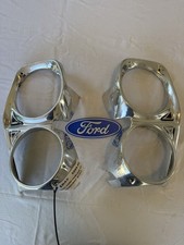 OEM 1967 Ford Fairlane/Ranchero Headlight Bezels – Polished Matched Pair picture