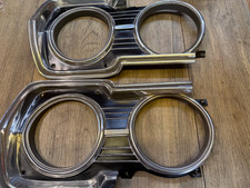 1967 Plymouth GTX B Body Mopar Restored Original Headlight Bezel Set picture