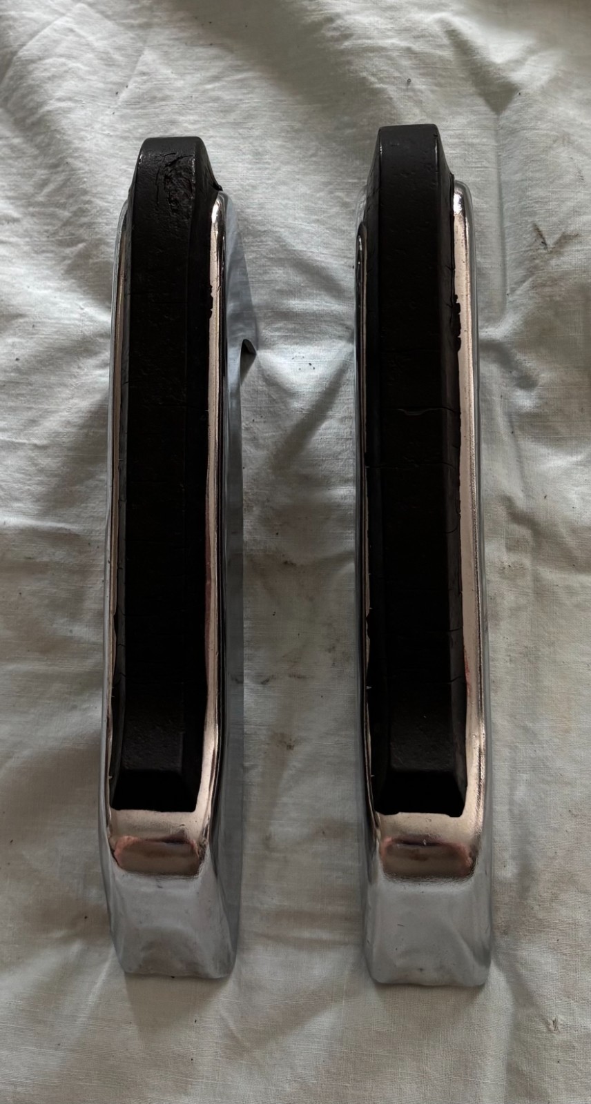 1968 69  DODGE CORONET FRONT BUMPER GUARDS