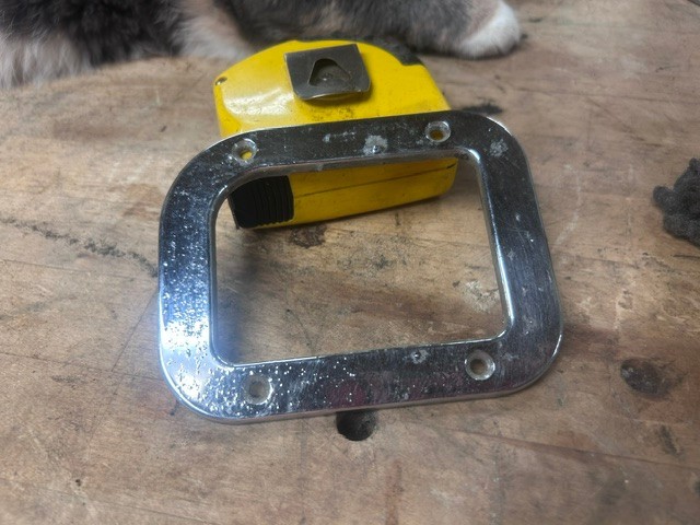 VINTAGE STUDEBAKER CHROME SHIFTER PLATE  HAWK CHAMPION SPEEDSTER COMMANDER LARK