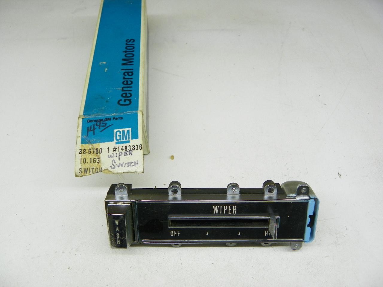 GM 1483836 Wiper Switch 1965-1966 Cadillac Calais DeVille Eldorado NOS