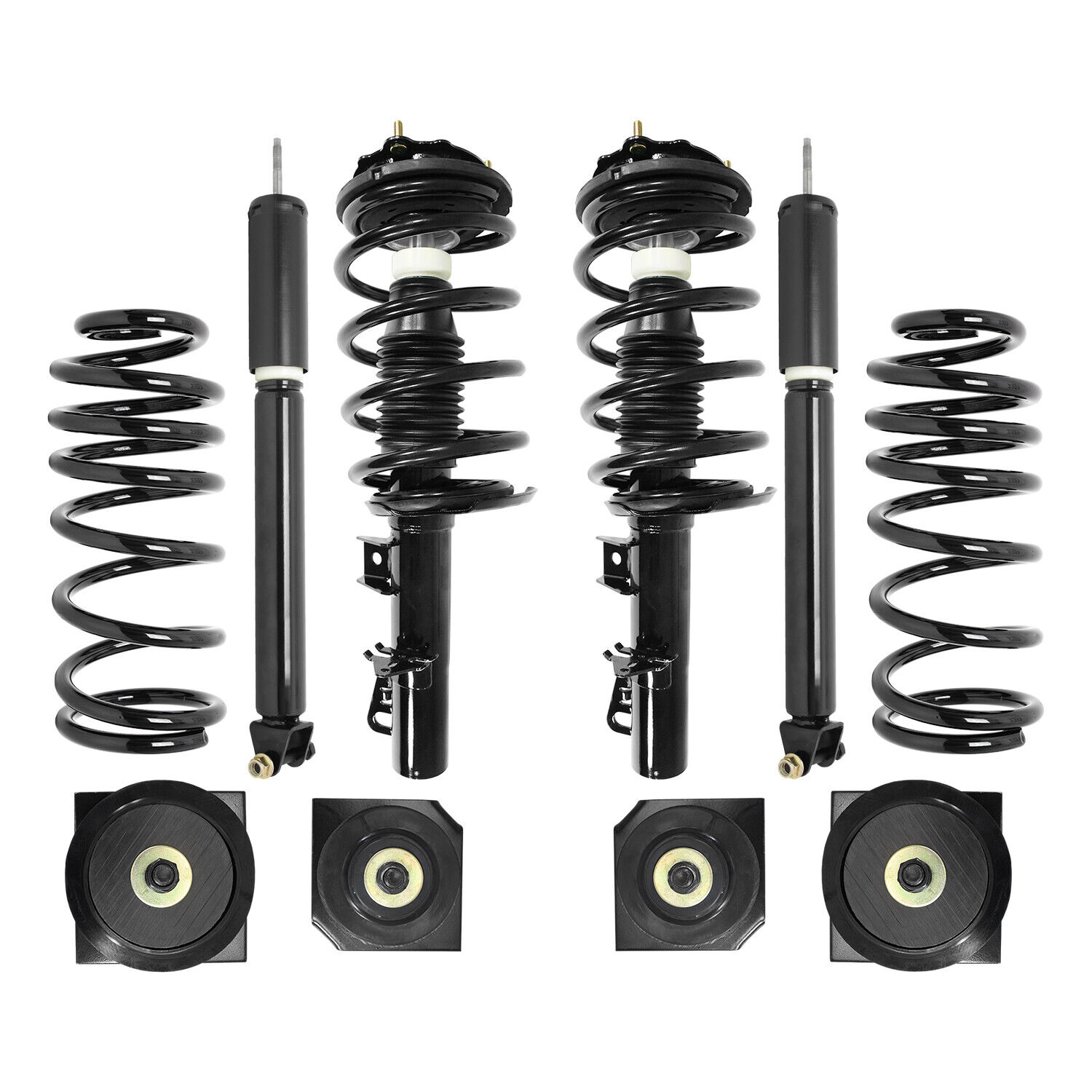 95-02 Lincoln Continental Air to Coil Spring Conversion Kit w/ Shock Absorbers