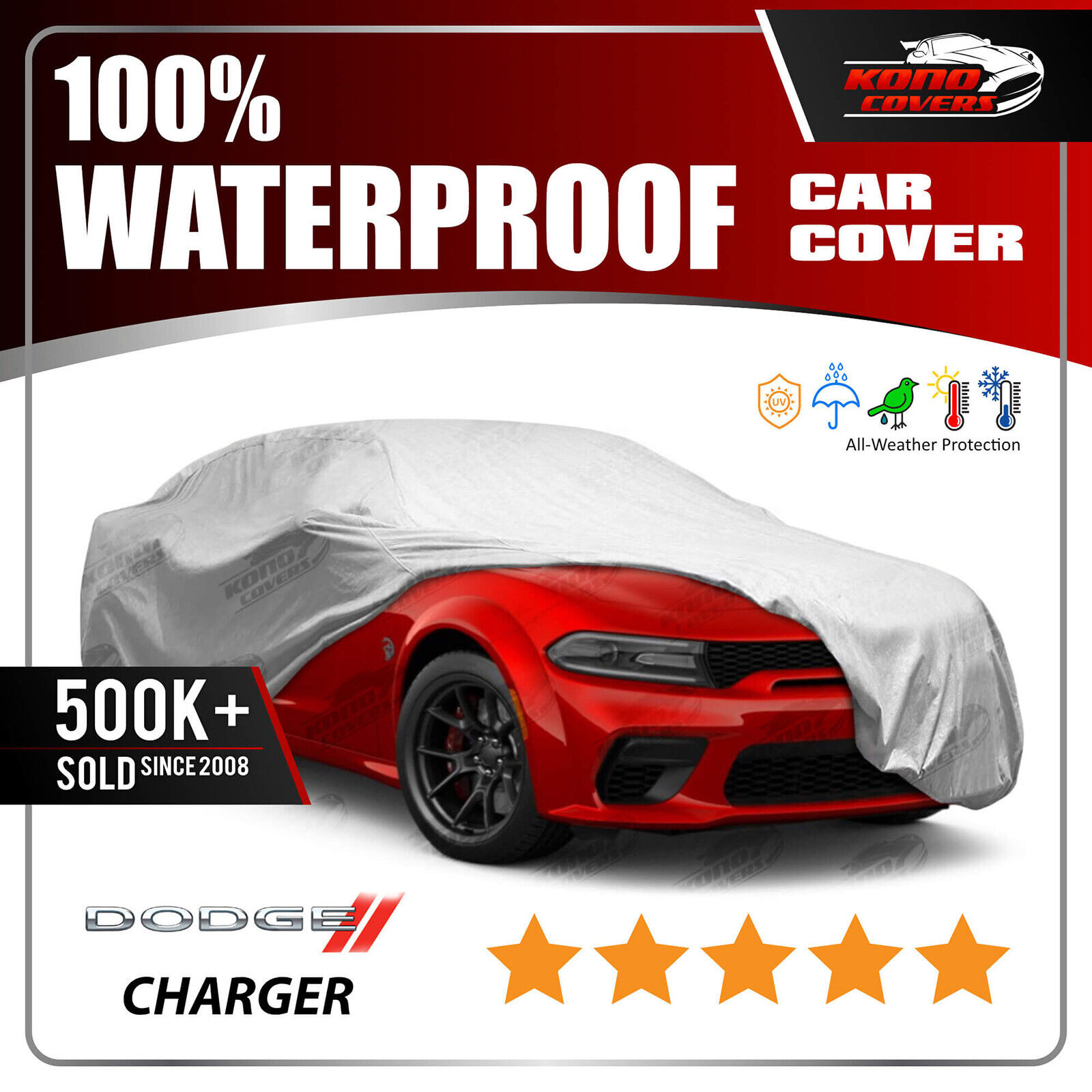 [DODGE CHARGER] CAR COVER - Ultimate Full Custom-Fit All Weather Protection