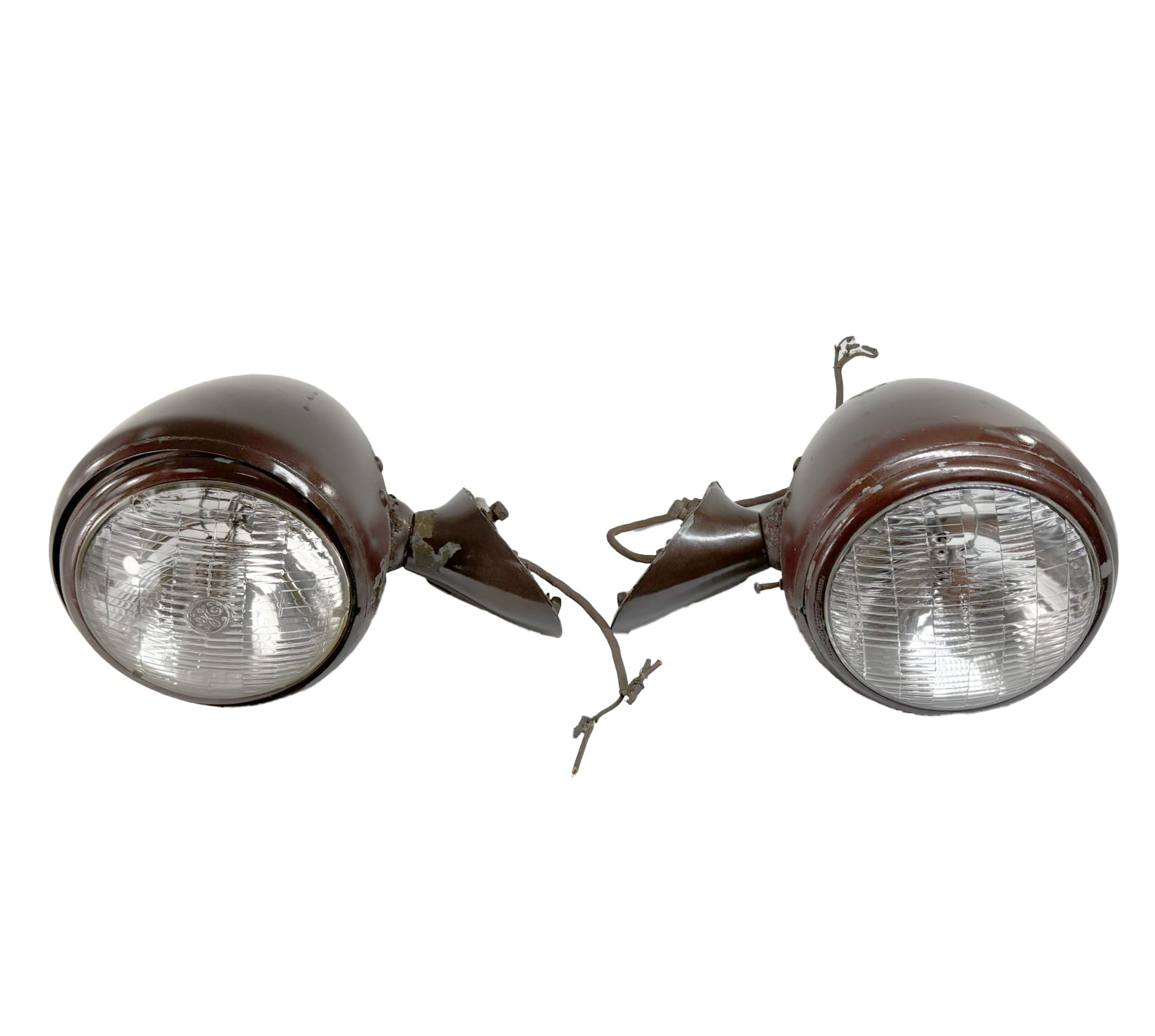 Vintage Hudson Terraplane Headlights Pair