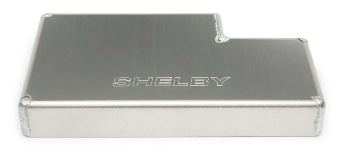 SHELBY Logo TIG Welded Aluminum Fuse Box Cover Fits 2015-2021 Ford Mustangs