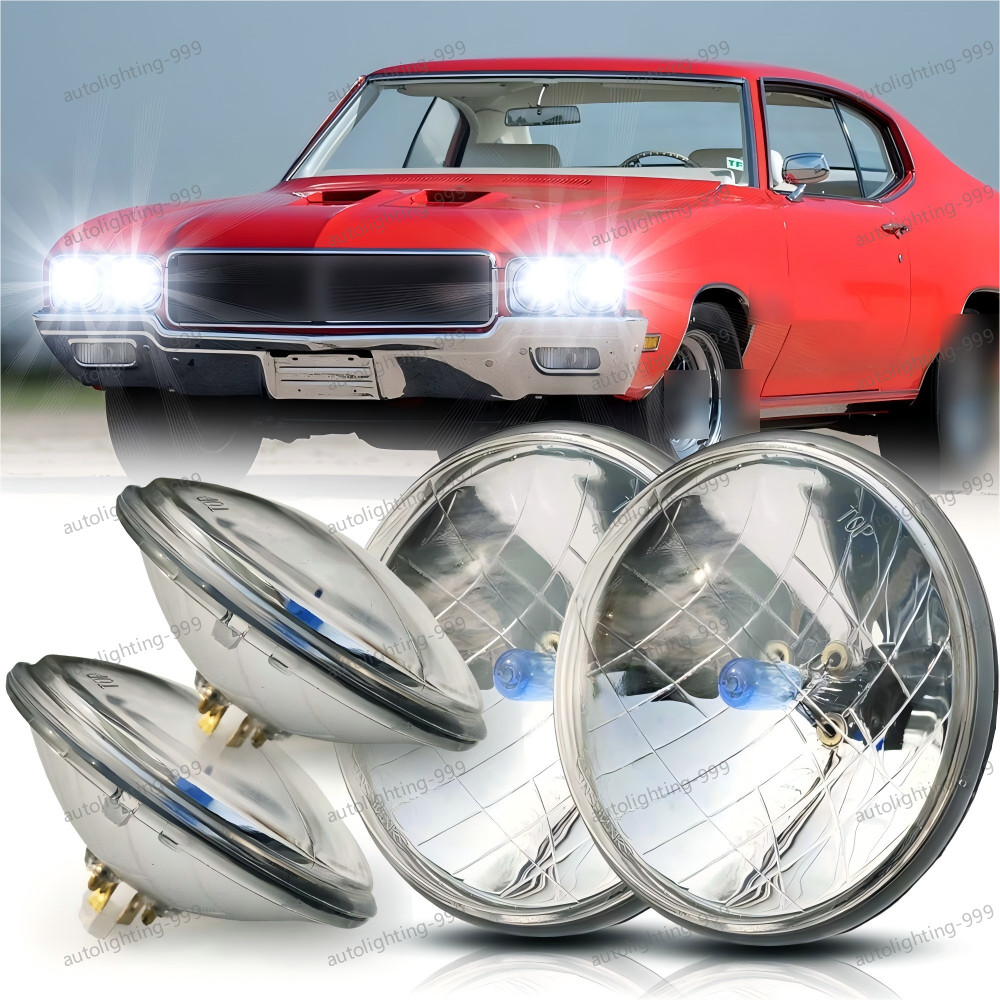 4PC for Buick GS 455 1970-1972 Round 5-3/4 5.75