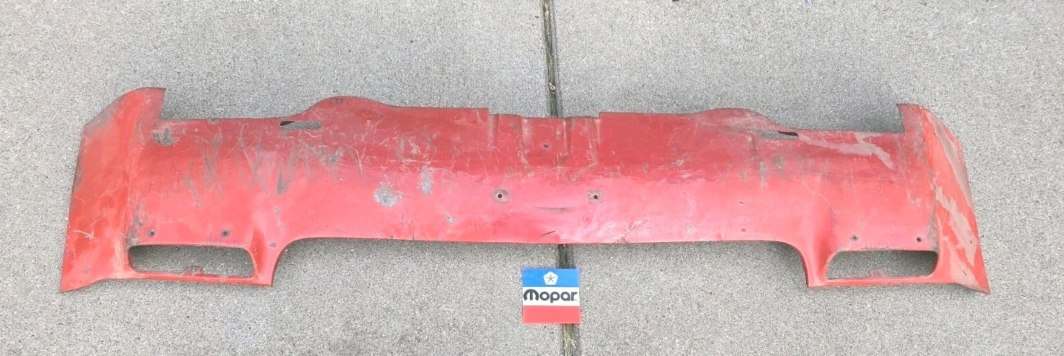 1971 71 1972 72 Dodge Charger R/T Super Bee SE Rallye lower front valance red