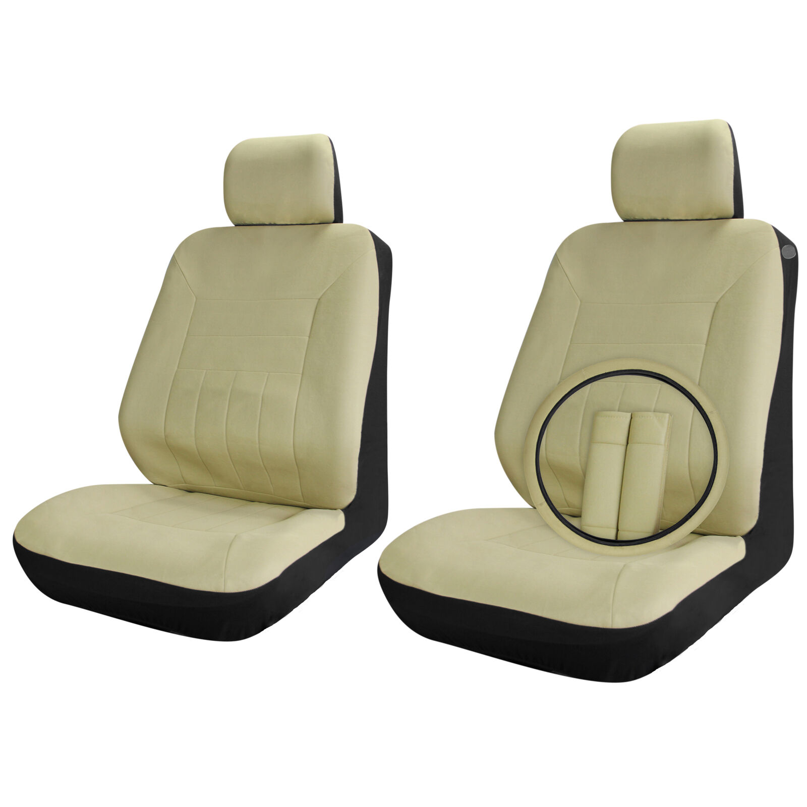 SC004STN-09, Beige Tan Mesh Seat Cover,9pcs / set