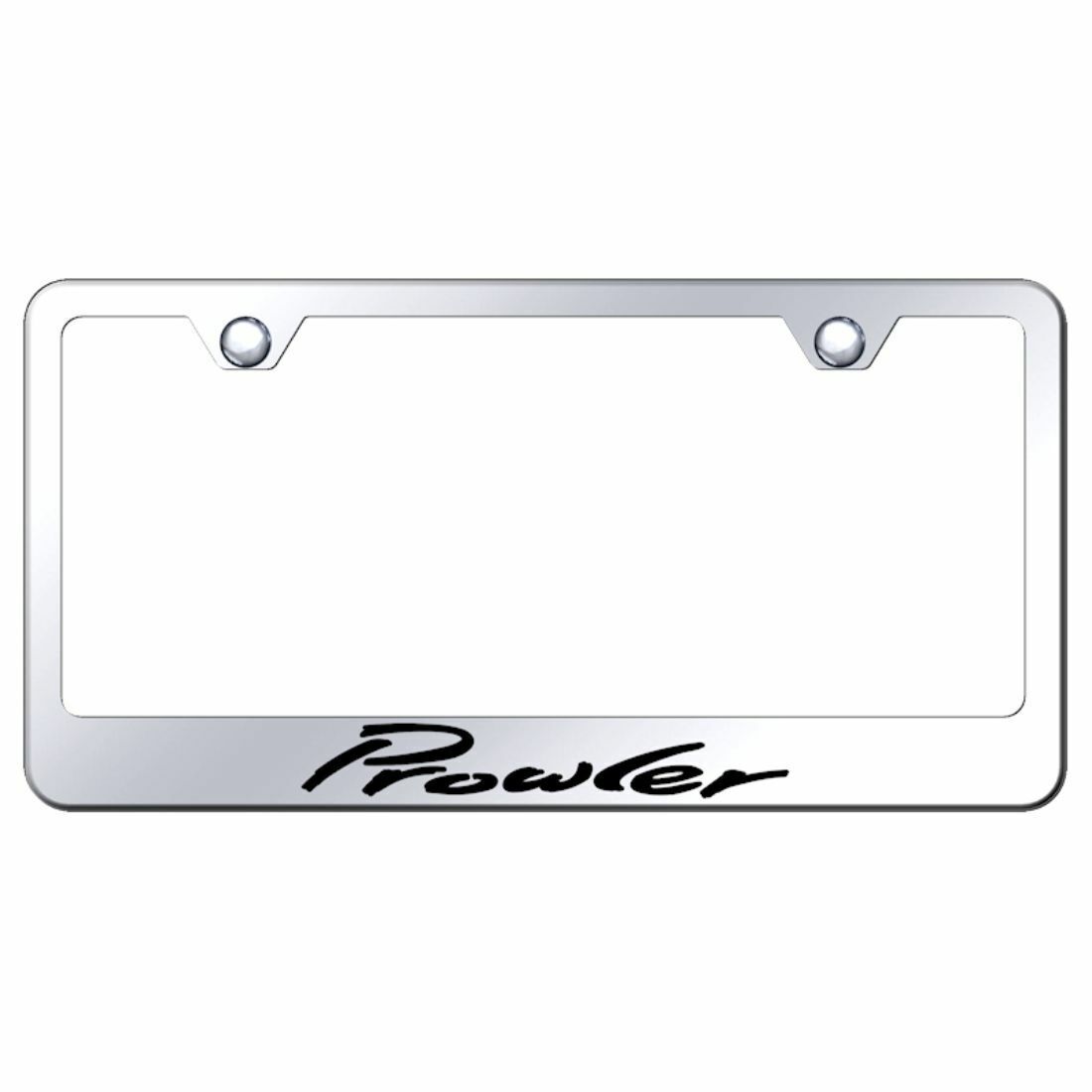 Plymouth Prowler Mirrored Chrome Stainless Steel License Plate Frame