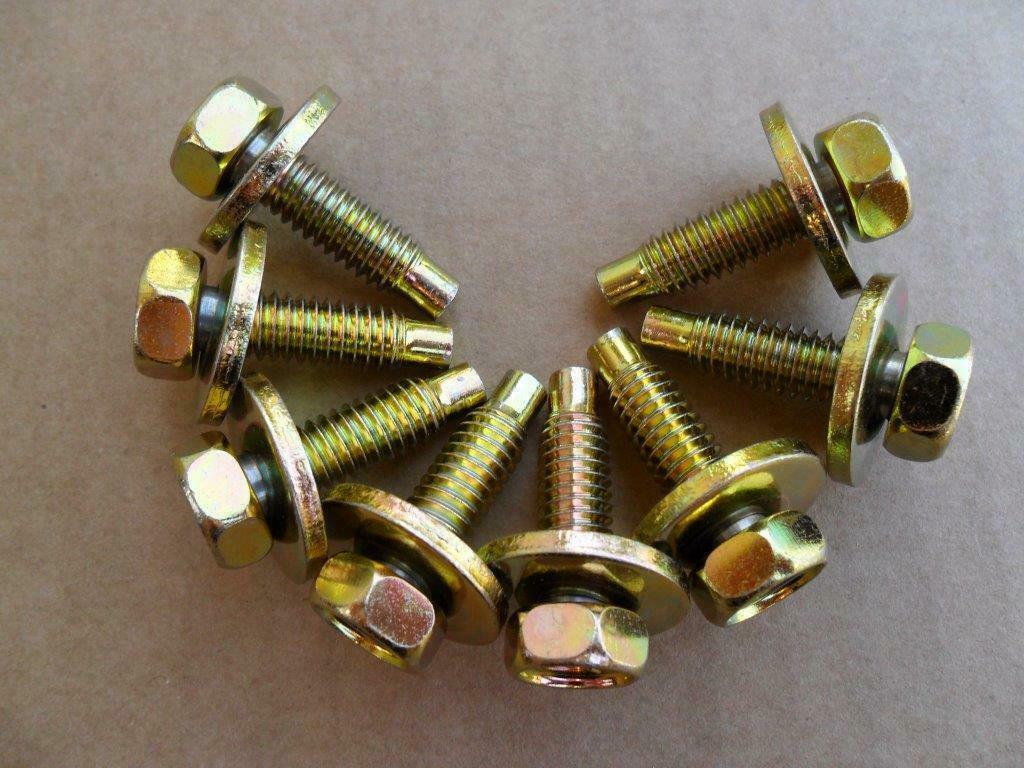 8 NEW BUCKET SEAT TRACK BOLTS FITS: 1960 & UP GM CHEVY GMC TRUCK PICKUPS C10