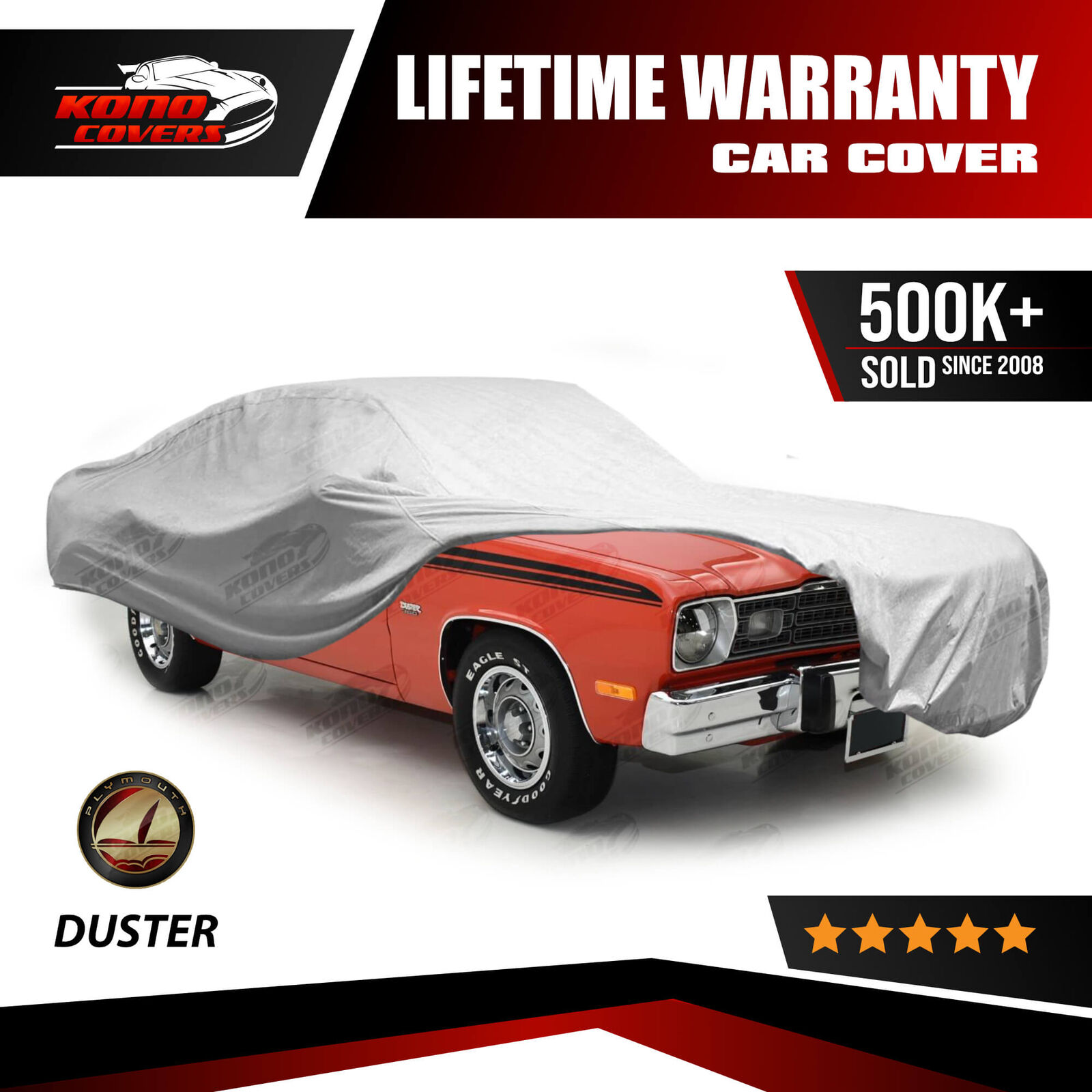 Plymouth Duster 4 Layer Waterproof Car Cover 1970 1971 1972 1973 1974
