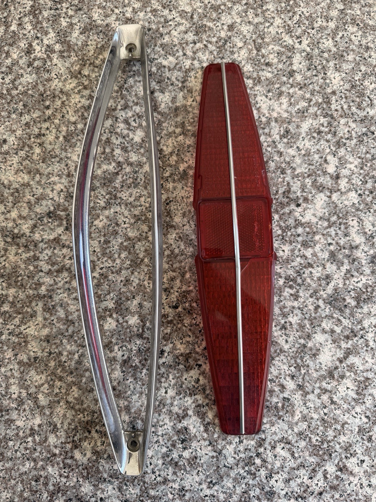 1971 Cadillac DeVille, Calais, Fleetwood TAIL LIGHT LENS & BEZEL