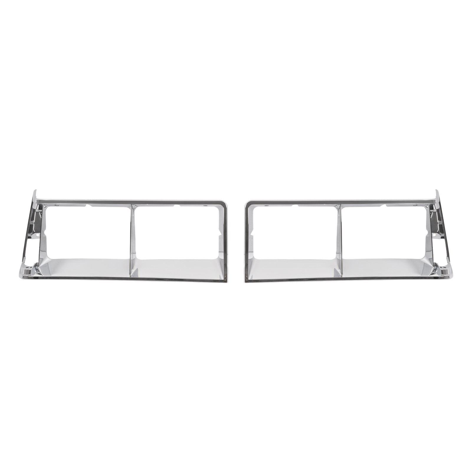 For Buick Regal / Grand National 1984-1987 Pair Chrome Headlight Headlamp Bezels