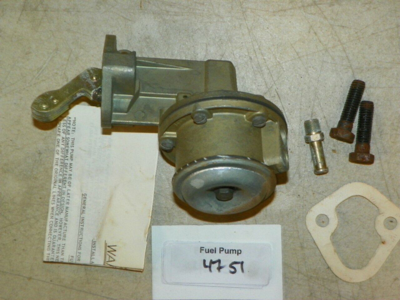 Chrysler Dod Ply Imperial DeSoto 1958-1968 Mechanical Fuel Pump 4751 (see desc)